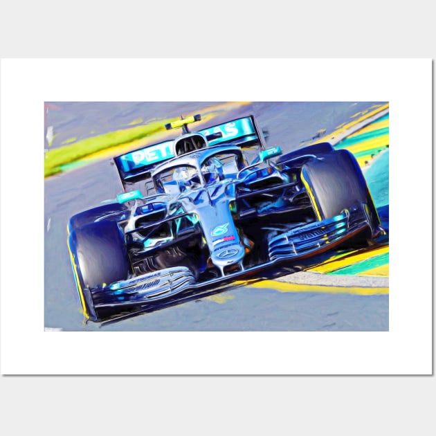 Bottas Wall Art by DeVerviers